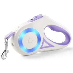 Retractable Dog Leash with LED Light - 10ft
