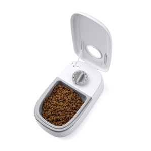 Automatic Single-Meal Pet Feeder for Cats and Small Dogs