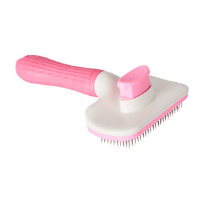 Self Cleaning Slicker Brush for Shedding and Grooming